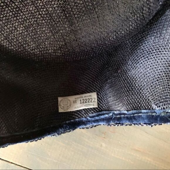Vintage Union Made Toque Ribbon Wrapped Hat Blue main image 8